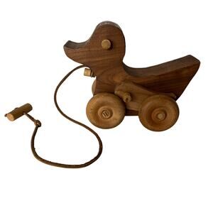 Vintage Wooden Duck Pull Toy